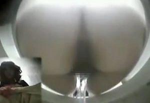 マン毛もっさり女のトイレ盗撮動画がリアルすぎw