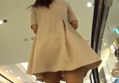 後ろ姿からして清楚なお姉さんを追尾してパンツを盗撮ｗ